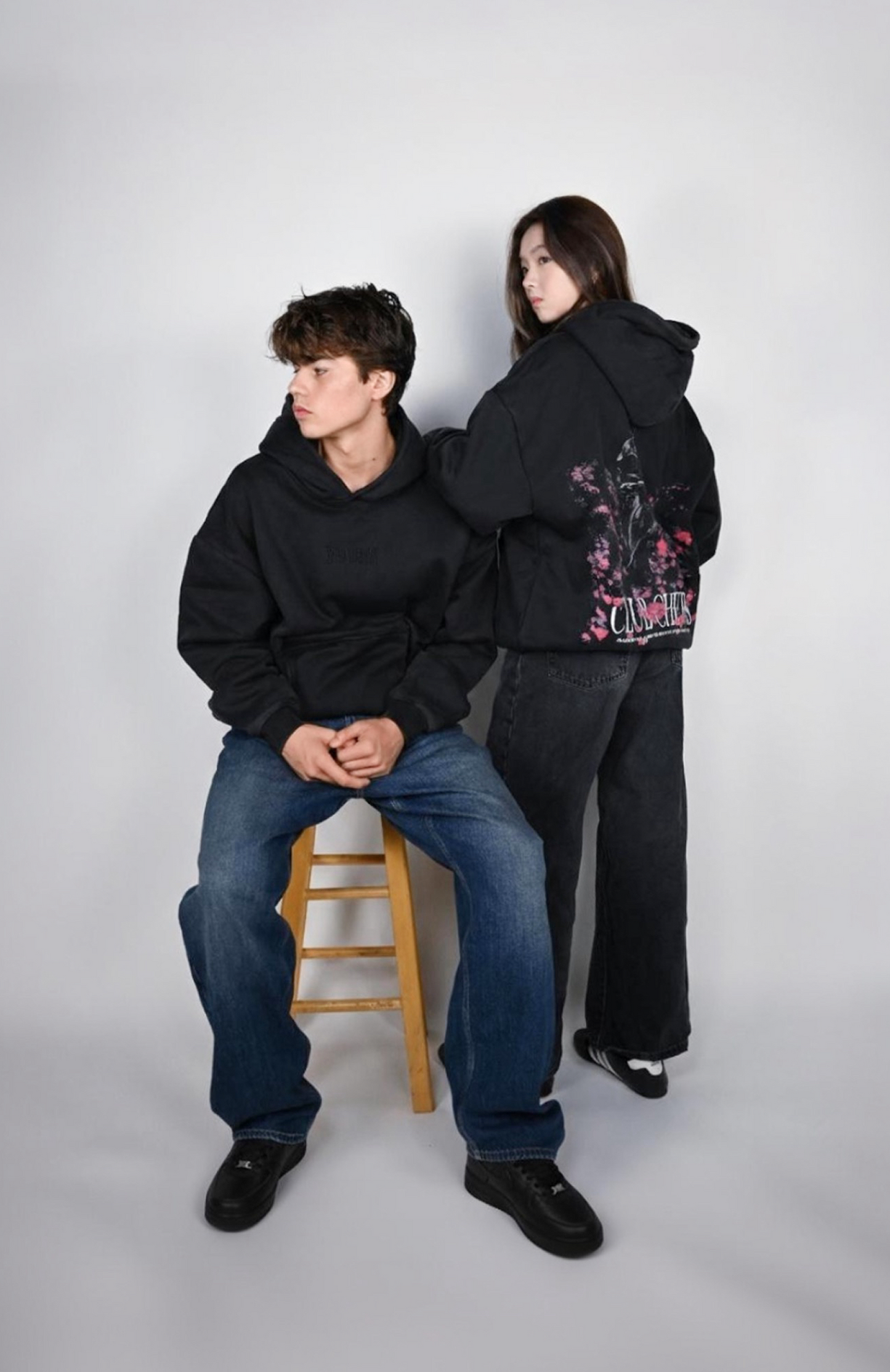 GARDEN WARRIOR HOODIE - WASHED BLACK