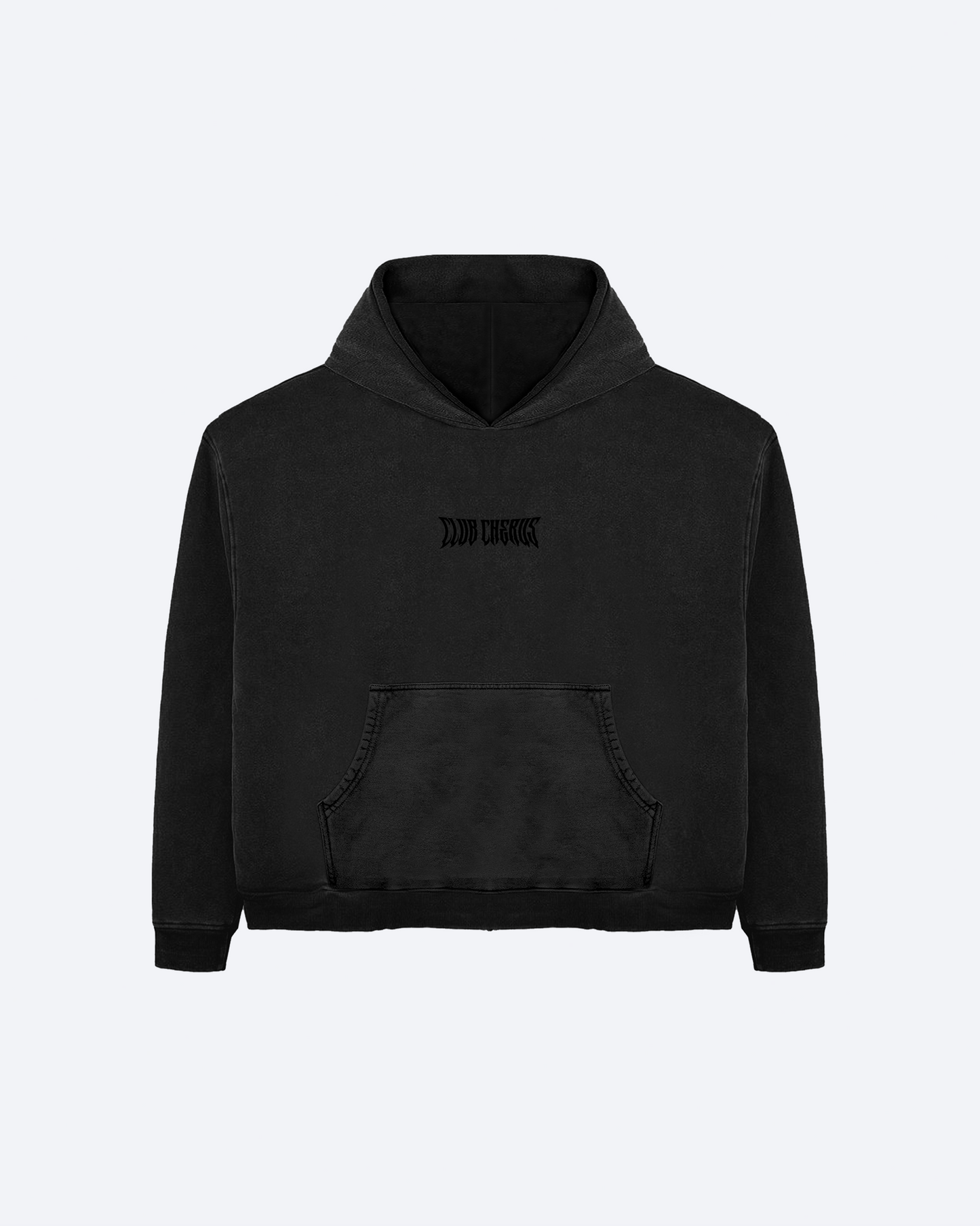 GARDEN WARRIOR OVERSIZED HOODIE - MUTED BLACK