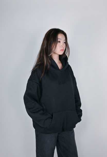 GARDEN WARRIOR HOODIE - WASHED BLACK