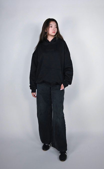 GARDEN WARRIOR HOODIE - WASHED BLACK