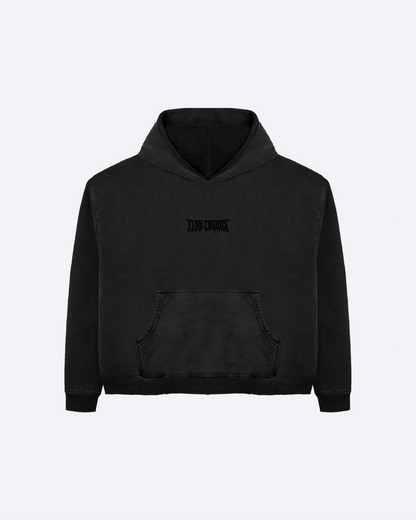GARDEN WARRIOR HOODIE - WASHED BLACK