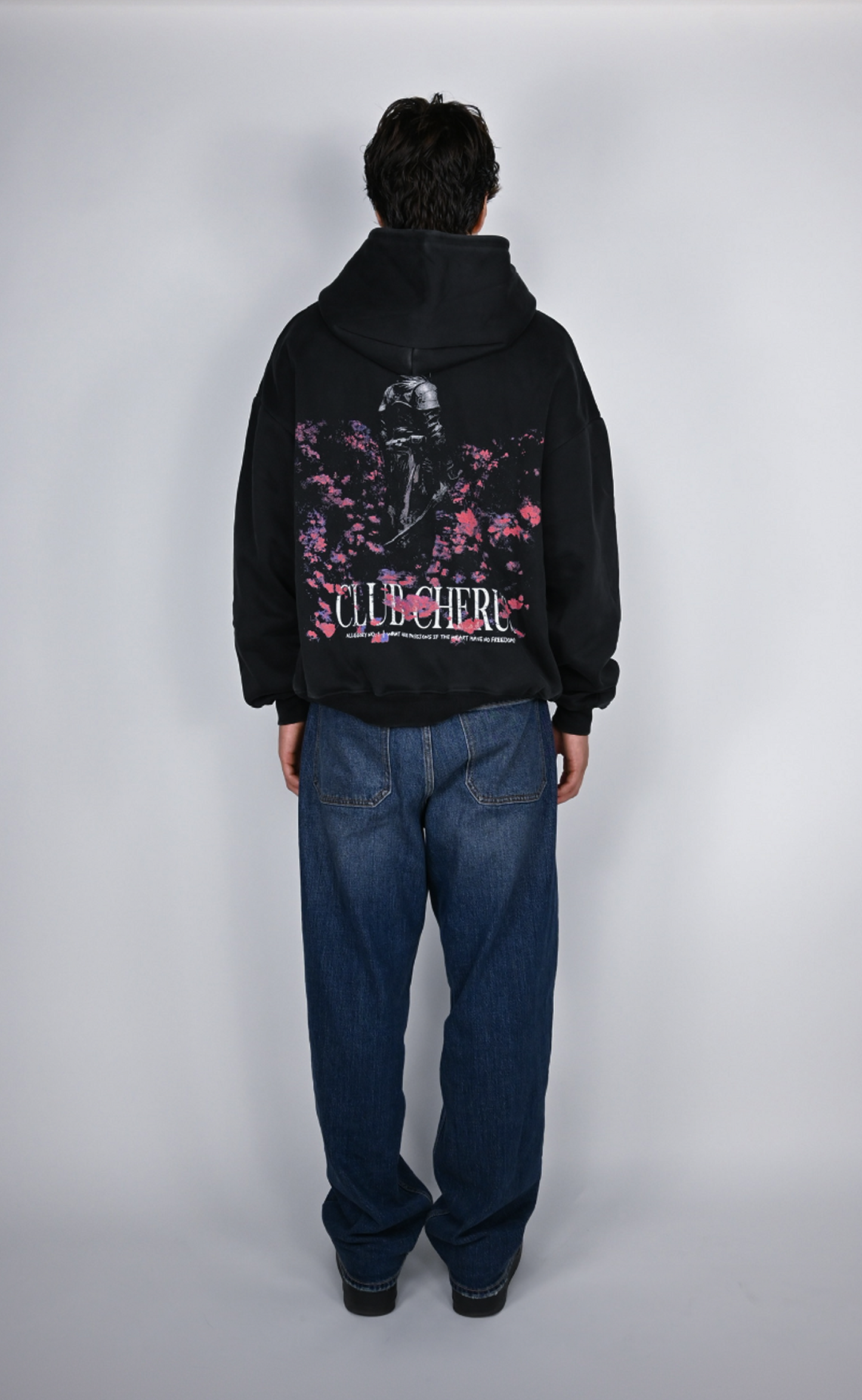 GARDEN WARRIOR HOODIE - WASHED BLACK